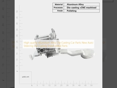 Wysokiej jakości Aluminiowe Stopy Odlewy Automatyczne Części Nowy Samochód Kierowanie Odlewy Wlewy Części Metalowe