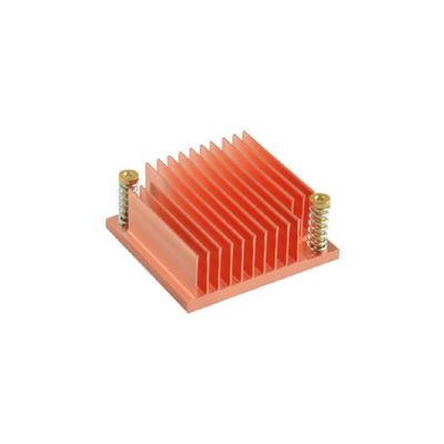 Czysta miedź Skived Heatsink CNC proces obróbki