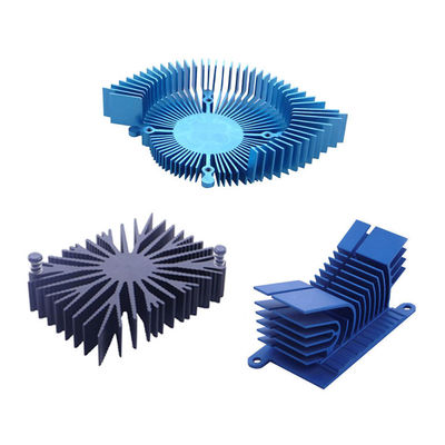 Precyzyjny zlewk cieplny Aluminium Extrusion Customized Electronic Heat Sink