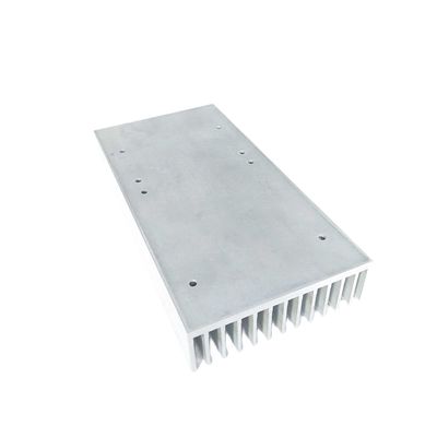 Zastosowany zlew cieplny z wytłaczania aluminium Srebro Rozpraszanie ciepła aluminium
