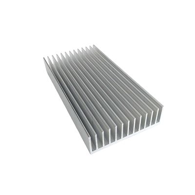 Zastosowany zlew cieplny z wytłaczania aluminium Srebro Rozpraszanie ciepła aluminium