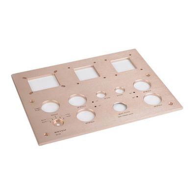 Anodyzowany aluminium CNC Panel obróbki prostokątnej lekki