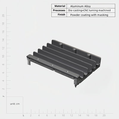 Oświetlenie aluminiowe do odlewania ciśnieniowego w proszku powlekanym/połowionym z silną odpornością na korozję