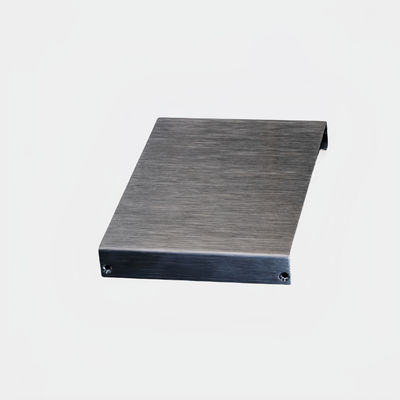 Lekkie trwałość Cnc frezowane części aluminiowe Panel przedni dla elektroniki
