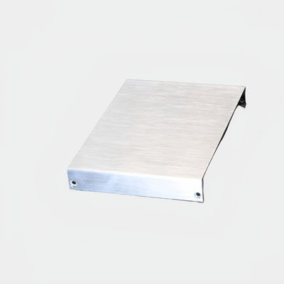 Lekkie trwałość Cnc frezowane części aluminiowe Panel przedni dla elektroniki