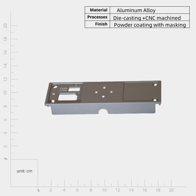 Zastosowane odlewy inwestycyjne CNC obróbka części ze stopu aluminium do paneli sprzętu elektronicznego