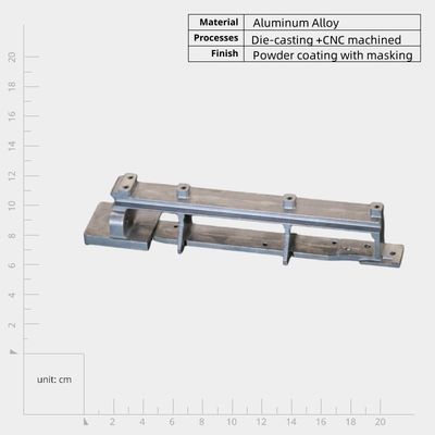 Usługi produkcyjne OEM Metal Fabricating Dustproof Affordable Aluminium Bracket Parts For Harsh Environments
