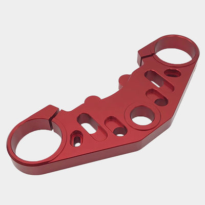 OEM CNC Forging Aluminium Alloy Upper CNC Machined Motorcycle Top Triple Clamp Upper Fork Holder Panel