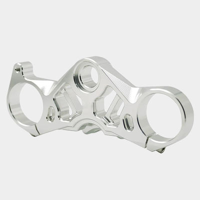 OEM CNC Forging Aluminium Alloy Upper CNC Machined Motorcycle Top Triple Clamp Upper Fork Holder Panel
