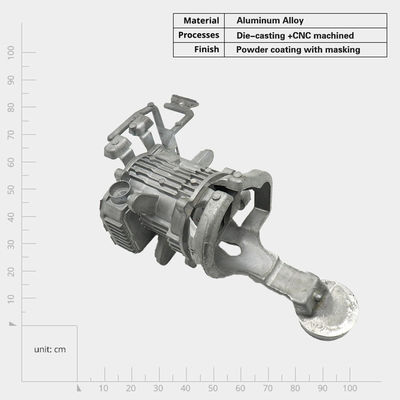 Wysokiej jakości Aluminiowe Stopy Odlewy Automatyczne Części Nowy Samochód Kierowanie Odlewy Wlewy Części Metalowe